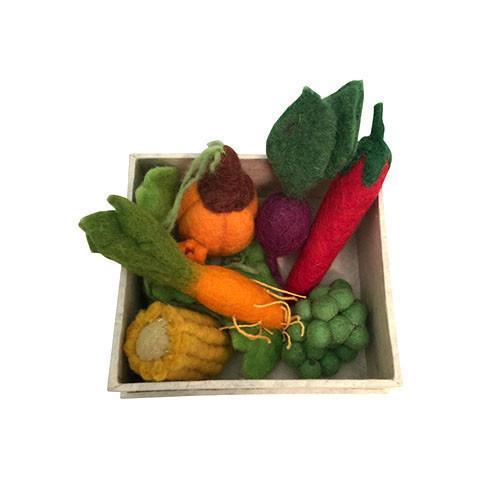 Mini Vegetable Felt Play-Set